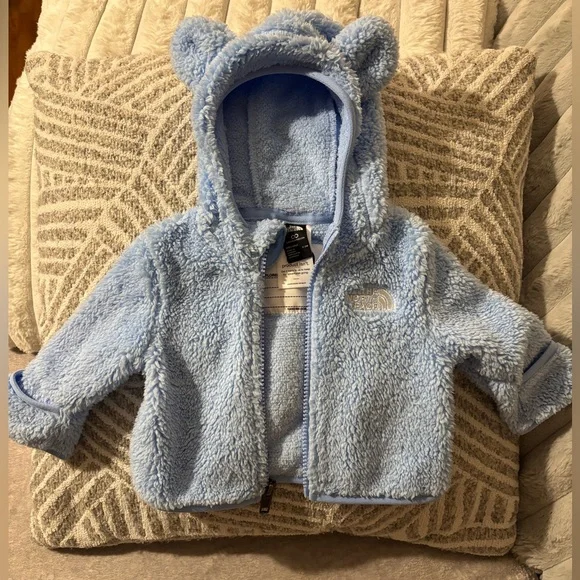 The North Face Blue Fleece Jacket Baby - Picture 2 of 5